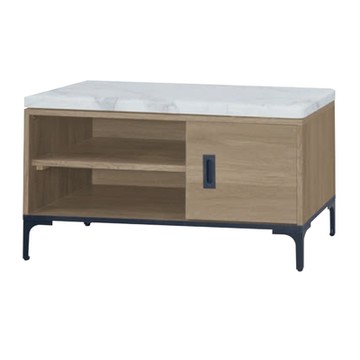 文創集 家瑪3尺單開門電視櫃(二色可選)-90x41x51cm免組