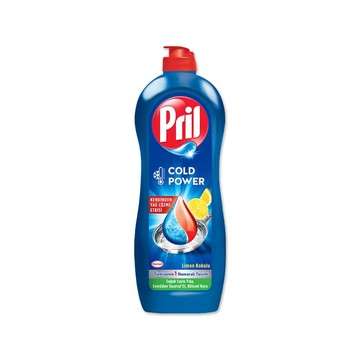 Henkel Pril 德國-高效能活性酵素分解重油環保親膚濃縮洗碗精-檸檬香653ml/藍瓶(廚房餐具,碗盤,料理鍋具清潔劑)