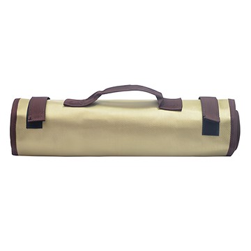 捷華 營釘收納包-卡其色 手提式設計 牛津布材質 堅固耐用  1入  收納 45 x 17cm/展開 63 x 45 x 0.15cm