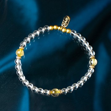 能量手鍊【璀璨年華】白水晶手鍊