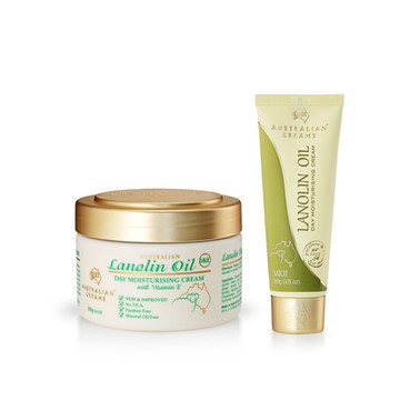 【澳洲 G&M】MKII金蓋綿羊油滋潤日霜套組(100g/瓶+250g/罐) 即期品-100g 2026年10月到期/ 250g 2029年7月