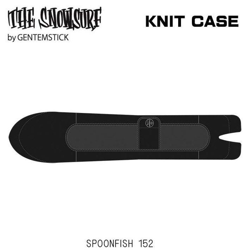 GENTEMSTICK ゲンテンスティック スノーボード ニットケース SPOON FISH 141 146 152用 BLK ソールカバー  ソールガード ボードケース THE SNOWSURF | LINEブランドカタログ