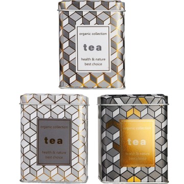 《IBILI》幾何圖騰茶葉收納罐- 收納瓶 儲物罐 零食罐