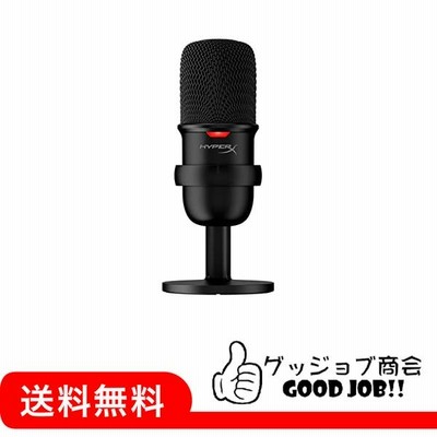 HyperX SoloCast USBスタンドアロンマイク テレワーク/ストリーマー/コンテンツクリエーター/ゲーマー向け/PC,PS4,PS5使用可