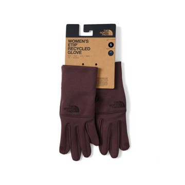 The North Face 手套 女款 保暖 防風 可觸控 W ETIP RECYCLED GLOVE 紫 NF0A4SHBBQ7