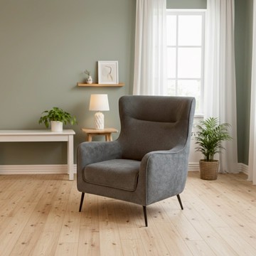 【BNS美學】Rollcubes | LJ918人體工學閱讀椅 北歐風單人沙發椅 書房休閒椅 防潑水 現代簡約扶手椅 美