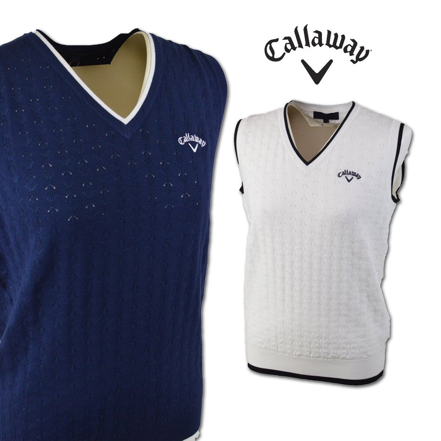 キャロウェイ レディース ニットベスト (S)(M)(L) ゴルフウェア Callaway 241-1119800 通販  LINEポイント最大0.5%GET | LINEショッピング