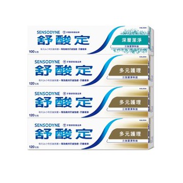 舒酸定 長效抗敏系列 多元護理*3+深層潔淨*1