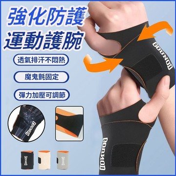 🔥台灣出貨🔥GOUNOD 新款輕薄加壓腱鞘護腕 環形保護手腕部 疼痛運動健身腕部防護