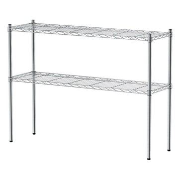 dayneeds日需百備 層架 輕型 120 x 35 x 90cm  銀色  2層