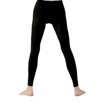 MI MI LEO 台灣製 機能保暖刷毛內搭褲 褲襪 九分款  質感黑  FREE(臀圍90~115cm 身高155~175cm)