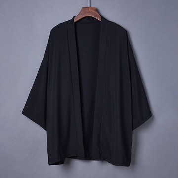 【台灣出貨】 【3.5萬人收藏】中國風浮世繪純色百搭和服開衫日系jk外搭羽織夏季空調衫防曬衣潮