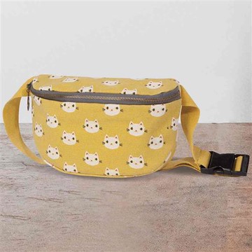 《DANICA》輕便腰包(插畫貓)