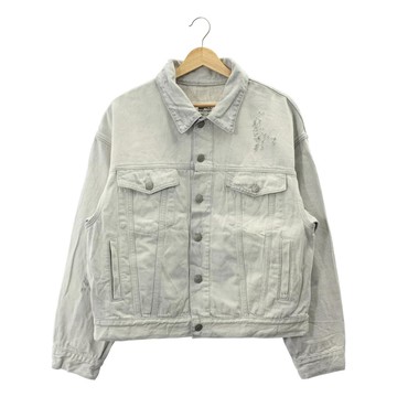 MM6 Maison Margiela  2023春夏系列 | 做舊牛仔外套 | 40碼 | 白色 | 女款