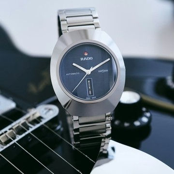 RADO 雷達表 限定款DiaStar鑽星創始型Ceramos™機械錶 藍面38㎜ R01(R12160213)