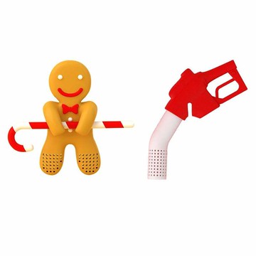 薑餅人 & 加油槍泡茶器 - 兩入