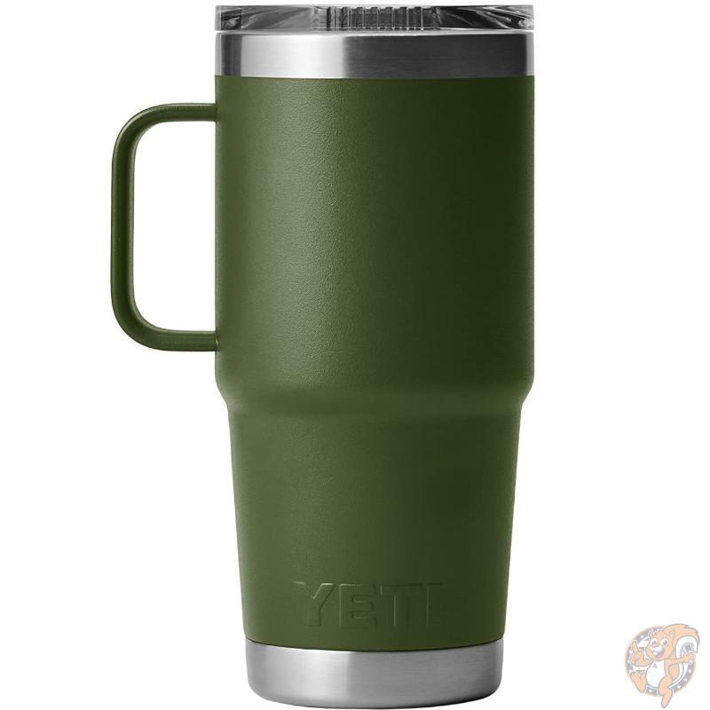 イエティ YETI Rambler 20oz ステンレス トラベルマグ 保温保冷 真空断熱 蓋つき ハイランドオリーブ コーヒー 送料無料