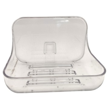 UdiLife 優的生活大師 hold掛 肥皂架 底部瀝水孔 透明設計  6號  1個