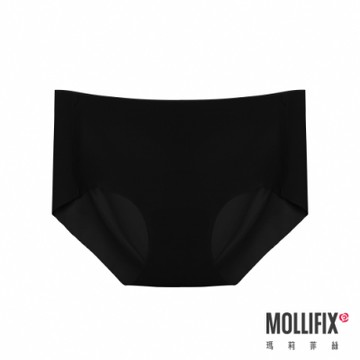 Mollifix 瑪莉菲絲 好動不卡卡運動無痕內褲 (黑)