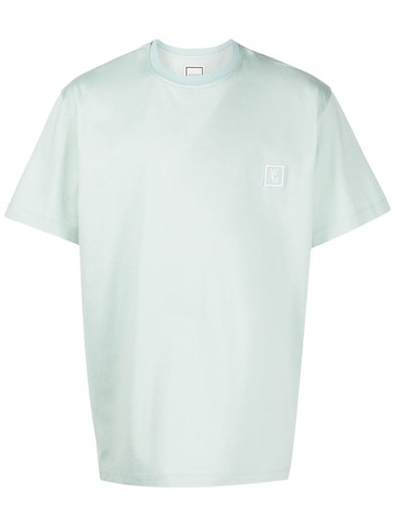 Wooyoungmi - logo-print cotton T-shirt - men - Polyester/Spandex/Elastane/Cotton - 50 - Green