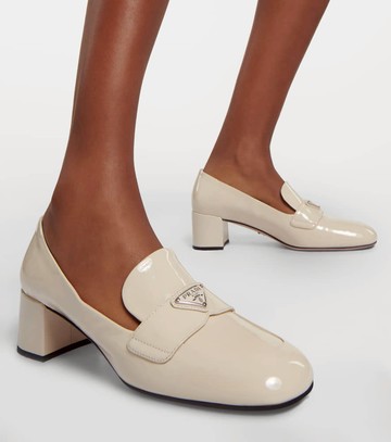 Prada Patent leather loafer pumps