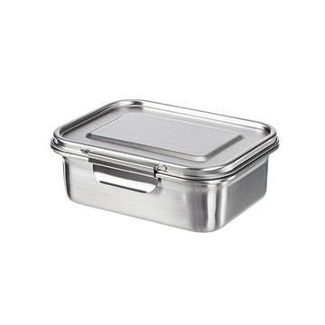 日本霜山 可冷凍冷藏304不鏽鋼保鮮盒/便當盒-1200ml-3入