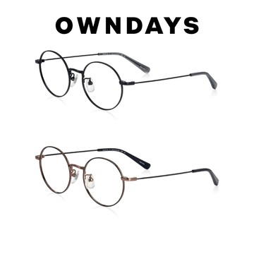 OWNDAYS BACK in BLACK系列 金屬圓框 OB1007X-5A