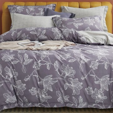 FOCA 吸濕排汗天絲三件式兩用被床包組  兩用被212 x 152cm  單人  淺夢