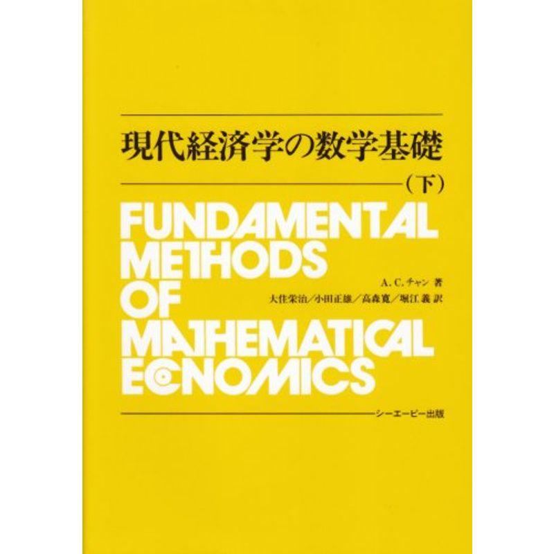 現代経済学の数学基礎〈下〉