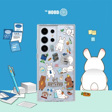 星期一的布魯斯 趣味辦公室 Galaxy S25/S24/S23 Fold/Flip 6磁吸氣墊防摔保護/鏡面手機殻