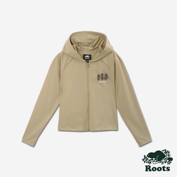 Roots女裝- FOREST 連帽外套-卡其色