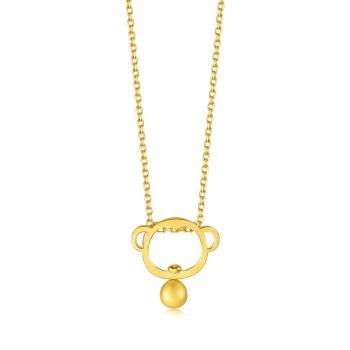 生生有禮 十二生肖-猴 黃金吊墜_計價黃金