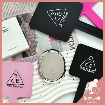 【梨大小姐】韓國 3CE 手持化妝鏡 手拿鏡 方形手拿鏡 迷你手持化妝鏡 迷你手拿鏡 鏡子 化妝鏡 方型 Mirror