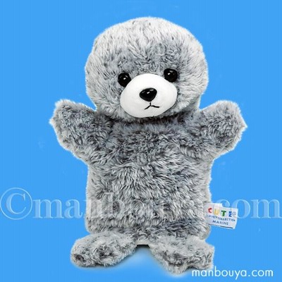 ゴマアザラシパペットぬいぐるみ アザラシ ぬいぐるみ ハンドパペット キュート販売 CUTE 子供用