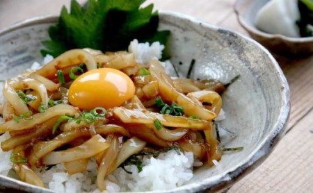 醤油糀のタレに漬けた剣先イカ専門店の「剣先イカの漬け丼」個食６パック