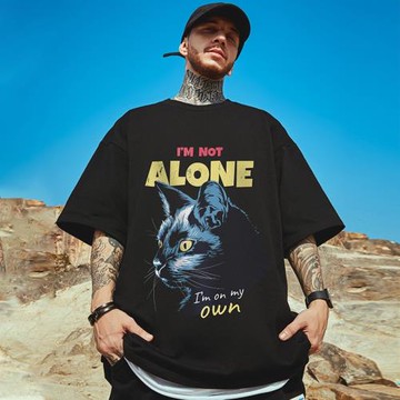 oversize美式高街潮牌大碼胖子男裝國潮寬松短袖T恤潮流ins半袖夏