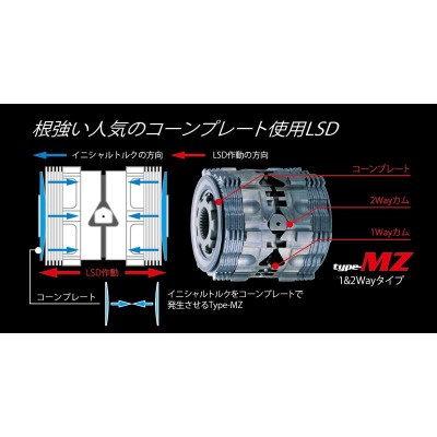 CUSCO クスコ LSD タイプMZ 2way(1&2way) リヤ エルグランド E51 2002