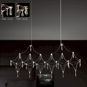 23W水晶遙控吊燈 C18-47-20581