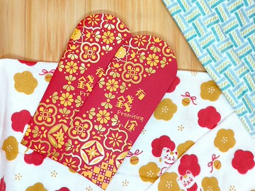 有錢途燙金紅包袋(2入) 厚磅