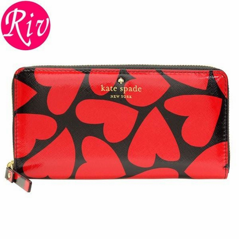 kate spade PWRU3898-439 レザー ラウンドファスナー長財布