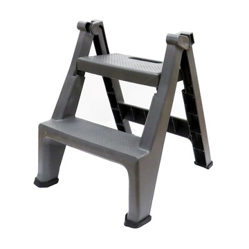 Cotton Field 棉花田傢飾 貝斯特多功能便攜折疊二步梯椅  商用級  堅固  輕巧  防滑  淨重4.2kg  靜態承重150公斤  49 x 45 x 59.5cm  1個