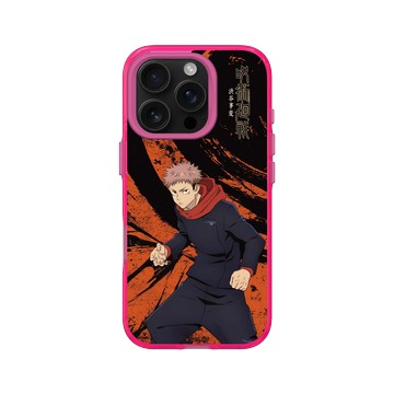 iPhone 16 Pro Clear 粉漾桃 - Jujutsu Kaisen 咒術迴戰 S2 - 澀谷事變戰鬥系列-虎杖悠仁