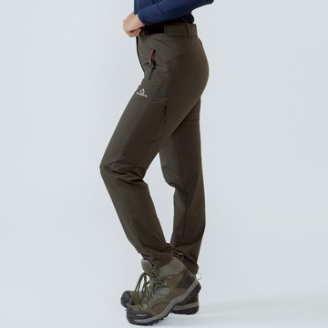 Zuya 高彈防風防潑登山長褲 女款(新版) 橄欖綠