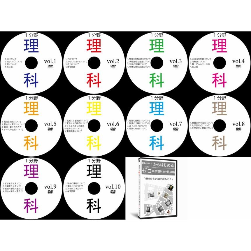 中学理科1分野DVD全10枚