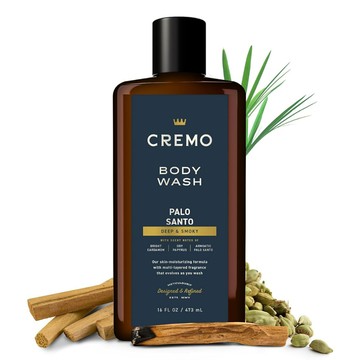 Cremo 神聖之木 香水沐浴露（男性男士男生秘魯印加聖木沐浴乳沐浴精 男用香氛沐浴膠 男 身體抗敏保濕舒敏淨化洗澡沐浴