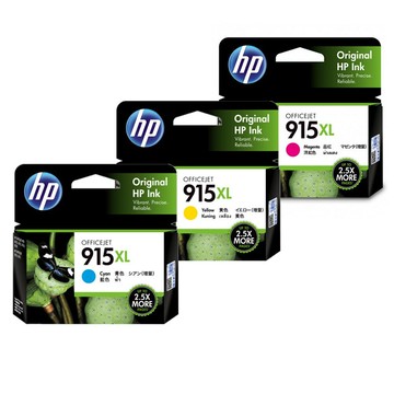 HP 915XL 三彩免運 3YM21AA+3YM20AA+3YM19AA 原廠墨水匣 8020/8010｜領券最高折$220