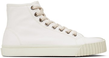 Maison Margiela 白色 Tabi 高帮运动鞋