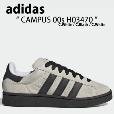 adidas キャンパス 00s H03470 フットウェアホワイト+コアブラック+