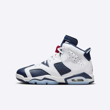 Nike Air Jordan 6 Retro GS [384665-164] 大童 運動休閒鞋 復古鞋 AJ6 白深藍