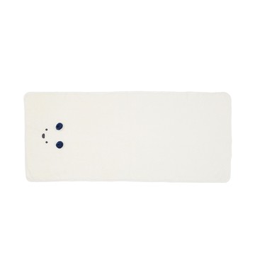 日本 CB JAPAN - 動物造型超細纖維擦頭巾-北極熊白 (W1000 X H400mm)